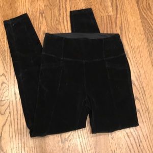 Athleta velvet leggings